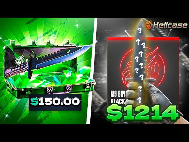  M9 Bayonet Tiger Tooth CAME OUT!!! (hellcase case opening) 