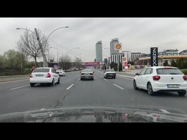 4K Ankara Bahçelievler -Çayyolu Park Caddesi Seyir Asmr - Mercedes E200