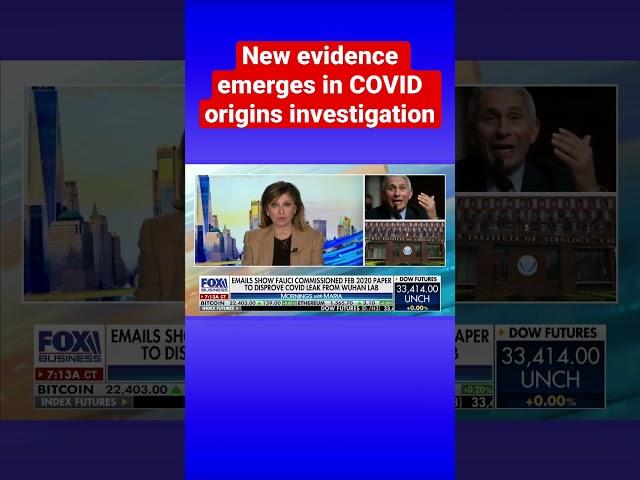 Emails show Fauci commissioned Feb. 2020 paper to disprove COVID leak from Wuhan lab #shorts