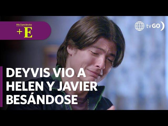 'Tu nombre y el mío': Deyvis saw Helen and Javier kissing | Más Espectáculos (TODAY)