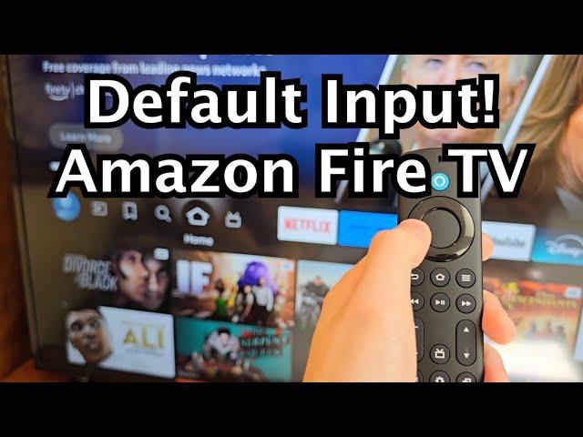 How to Change DEFAULT Input on Amazon Fire TV!