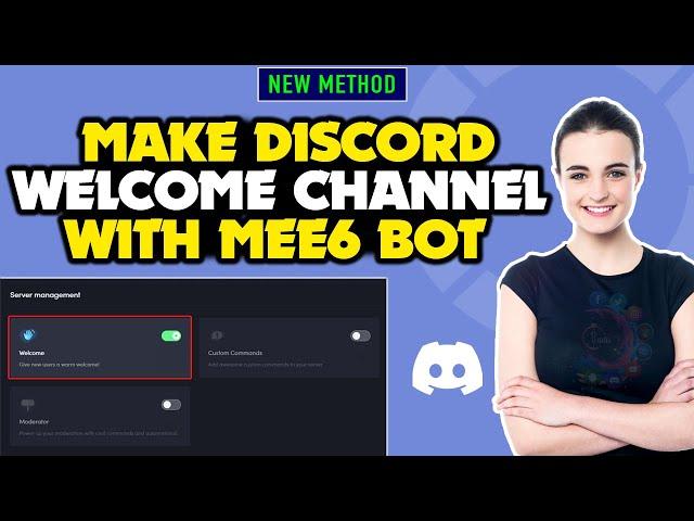 How to make discord welcome channel with mee6 bot 2024 | Full Guide