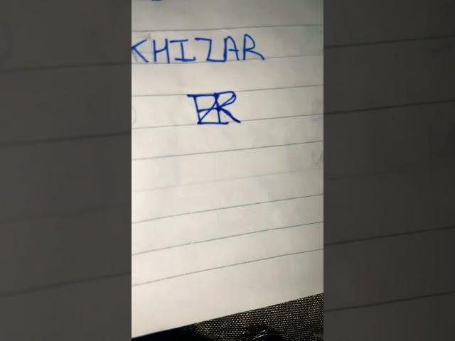 Khizar name logo