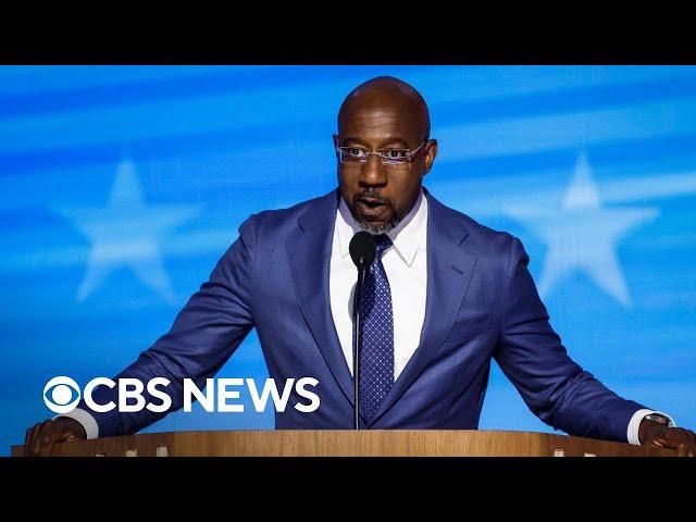 Watch: Sen. Raphael Warnock discusses Jan. 6 in DNC remarks