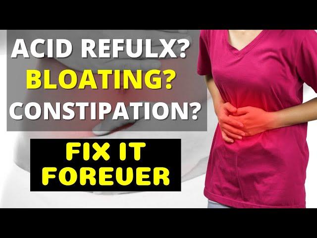 CONSTIPATION and BLOATING? BEST HOME REMEDY!! / How to treat ACID REFLUX AT HOME / #Bloating #Gerd