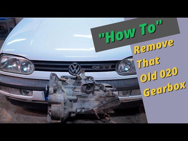 How To Golf 3 020 Remove Gearbox