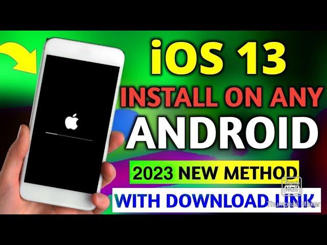 Real iPhone install On Android Phone // iOS On Android 2023 Latest Method iOS File Download