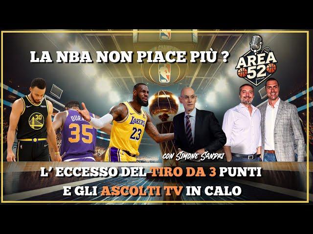 NBA 24/25 - La crisi della NBA tra eccesso del tiro da 3 e calo di ascolti TV.