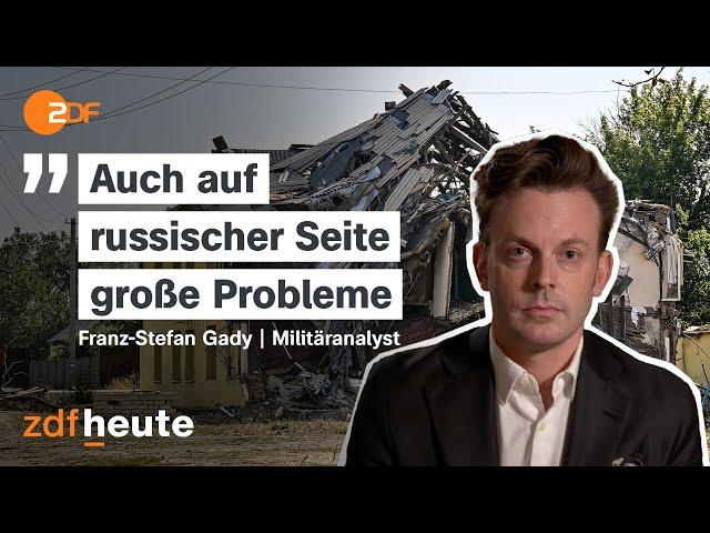 Droht der Kollaps? Militäranalyse zur Lage an der ukrainischen Front | ZDFheute live