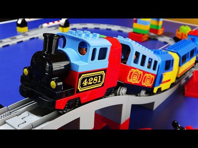 Lego Duplo train  I played with many toy locomotives!