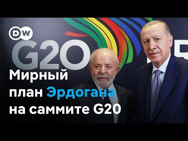 Мирный план по Украине от Эрдогана на G20: почему его раскритиковали в Кремле