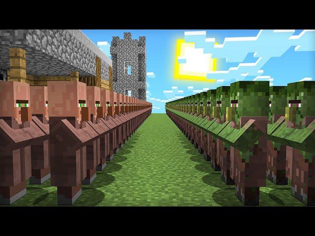 НА НАШУ ДЕРЕВНЮ НАПАЛИ ЗОМБИ ЖИТЕЛИ В МАЙНКРАФТ | Компот Minecraft