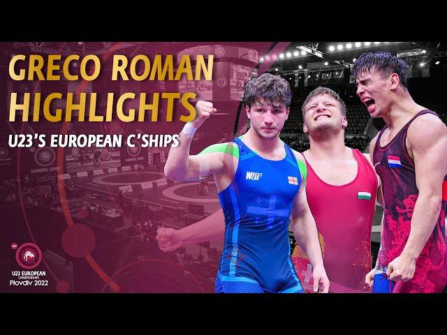 Greco-Roman Highlights from the U23 European Championships at #WrestlePlovdiv