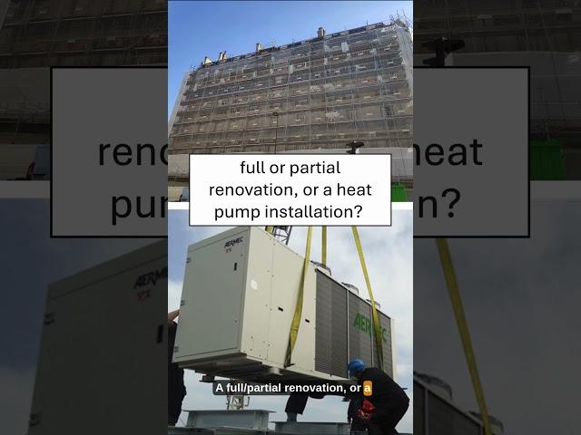 Heat pump or renovation first?
