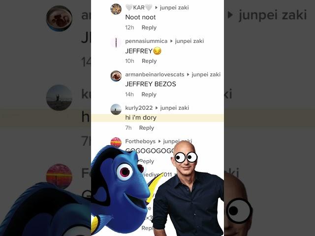 Remixing my TikTok comments  Hi I'm Dory