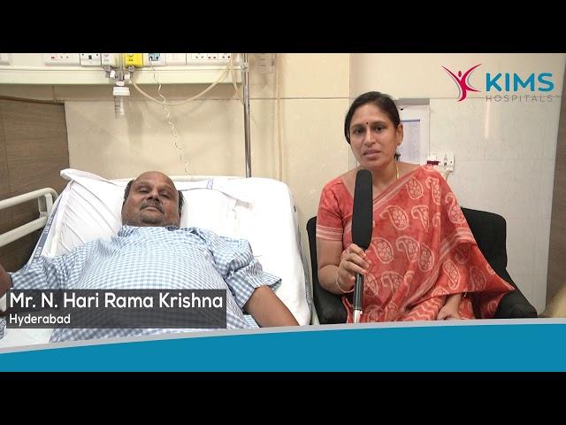 Mr. N. Hari Rama Krishna's Testimonial :: CABG :: Dr. B. Bhaskar Rao