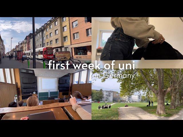 Uni Life in Germany | my first week as a master's student ‍