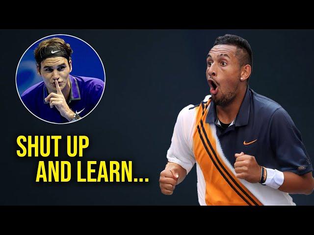 The Day Federer made Kyrgios LOSE HIS MIND! (Most Creative Tennis Match up)