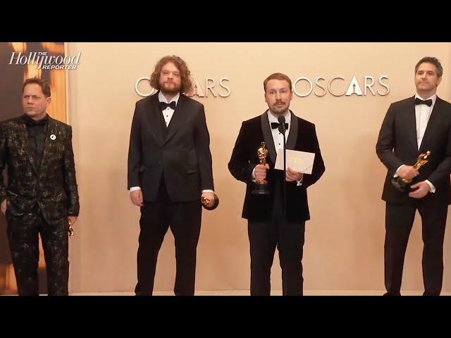 Watch 'Flow' Director Gints Zilbalodis React to Winning Latvia's First Oscar | Oscars 2025