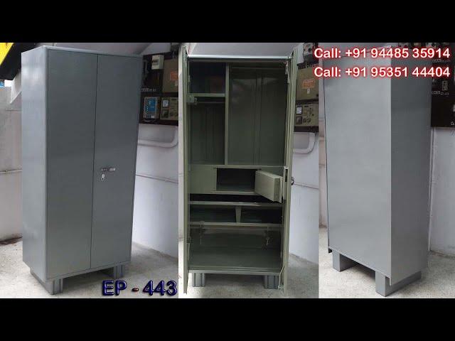 Metal steel almira | iron cupboard | iron bero | steel cupboard | EP.443 | sri maari furniture | smf