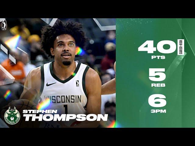 Stephen Thompson Went Off For 40 PTS, 5 REB & 6 3PM In EXPLOSIVE Career-High Game!