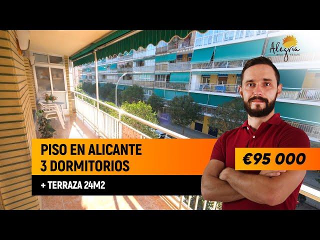 Piso en Alicante. Comprar piso en Alicante – 95000€.  Agencia inmobiliaria Alegria