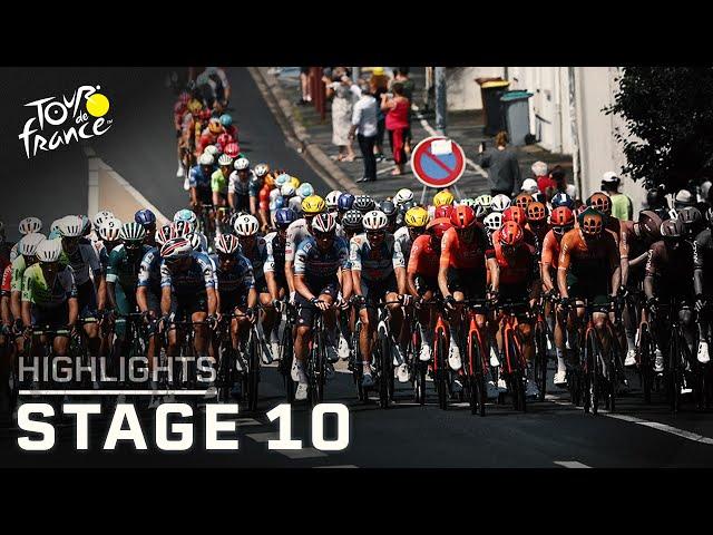 Tour de France 2024, Stage 10 | EXTENDED HIGHLIGHTS | 7/9/2024 | Cycling on NBC Sports