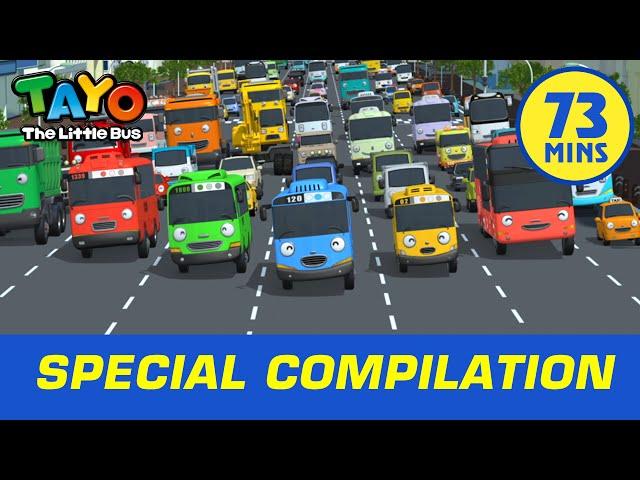 Meet Tayo's Car Friends (73 mins) l Tayo The Little Bus