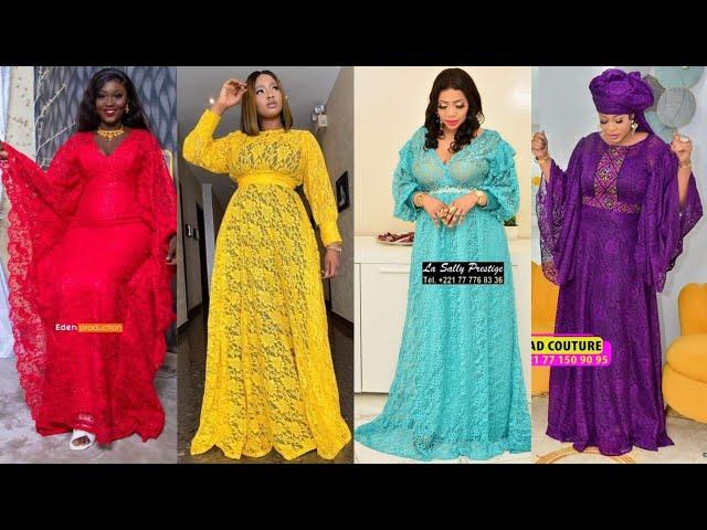 fashion 2024Nouveaux modèle robe dentelle mode couture sénégalaise #mode #model #senegal #tendance