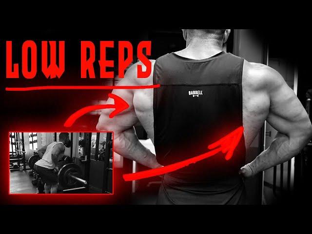 Why Low Rep Sets Are Key For Building Muscle!