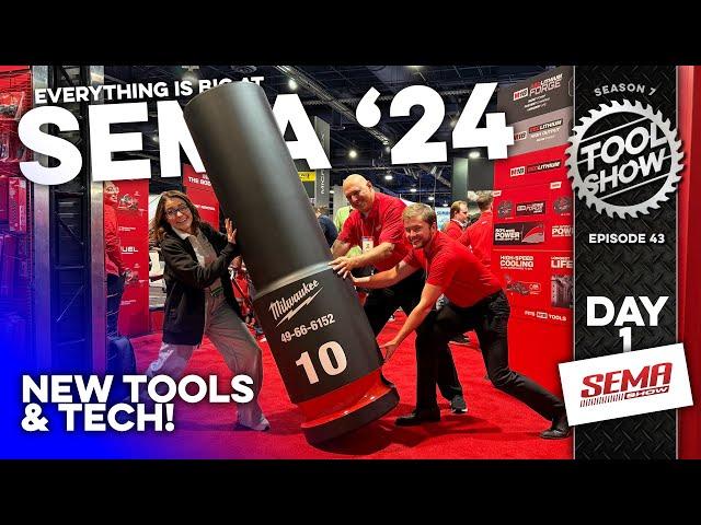 NEW Power Tools from Milwaukee, GearWrench, Harbor Freight, and more at SEMA 2024! Day 1