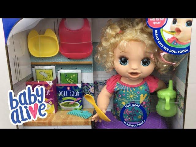 Unboxing and Details of Baby Alive Happy Hungry Baby Doll