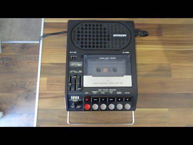 Superscope c-190 Cassette Record Player Marantz deck