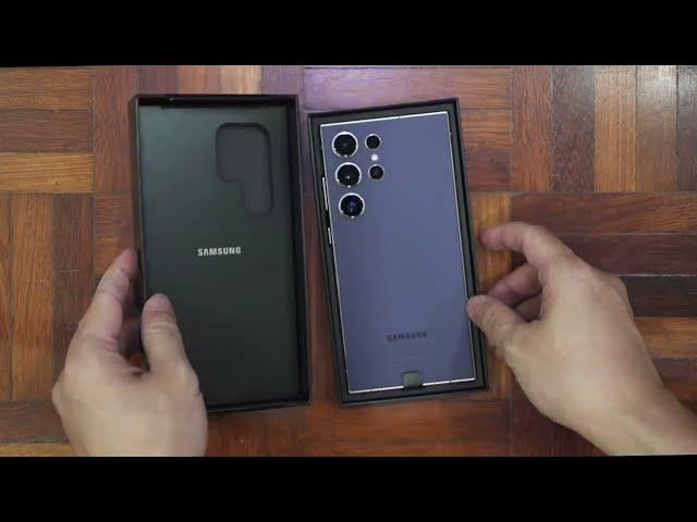 Samsung Galaxy S24 Ultra Unboxing (Titanium Violet)