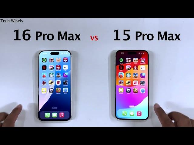 iPhone 16 Pro Max vs 15 Pro Max - Speed Performance Test