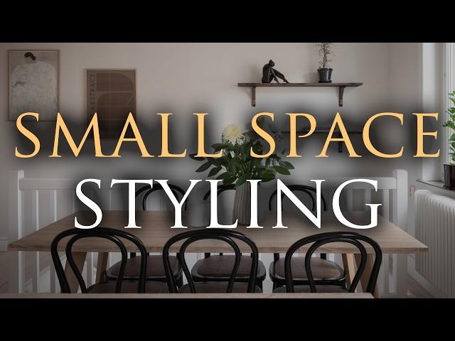 Our TOP 10 SMALL SPACE Styling Tips - Interior Design for Small Homes