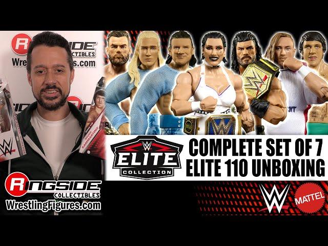 Ringside Collectibles Unboxing: Mattel WWE Elite 110 Complete Set of Wrestling Figures PRETTY DEADLY