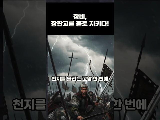 “단 한 명이 수천 명을 막다” 장비의 전설, 장판교 단기필마