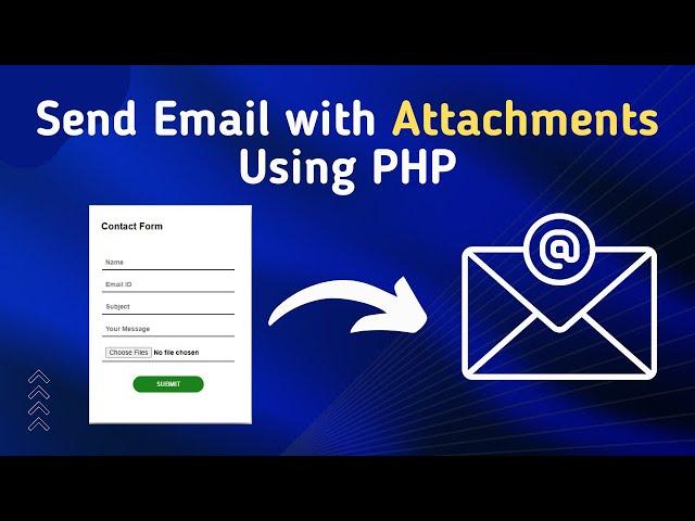 How to Create PHP Email Contact Form with Attachment | Send Email With Attachment in PHP