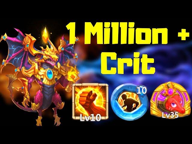 Highest Crit Zephyrica in the Game | Castle Clash | Over 1 Million Crit | Insane