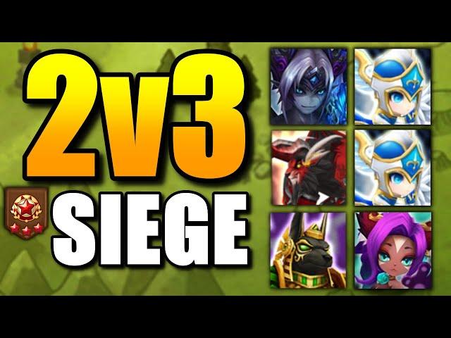 Got My Most Wanted 5* Dupe So I Had To Try More 2v3 Siege Teams | Summoners War