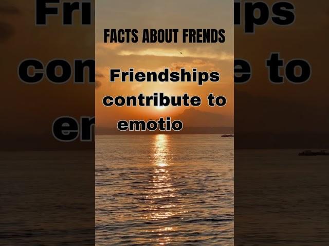 FACTS ABOUT FRENDS