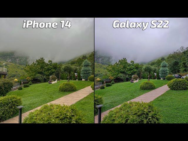 iPhone 14 vs Samsung Galaxy S22 Camera Test