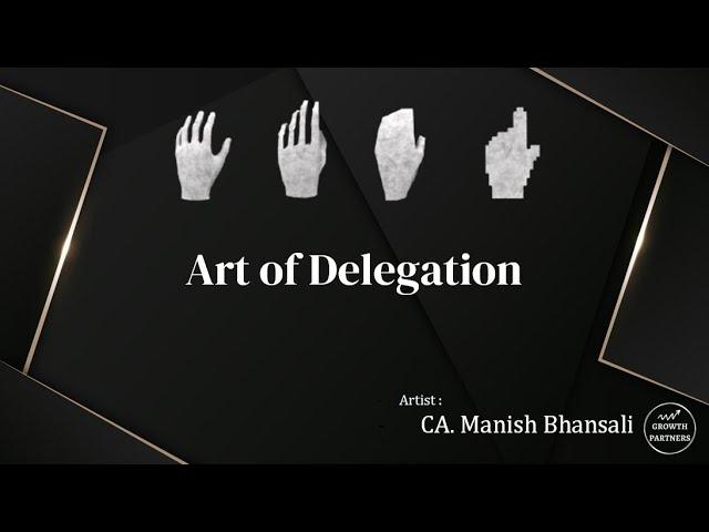 "Art Of Delegation" By CA Manish Bhansali @ Lions Club of Gadag-Betgeri