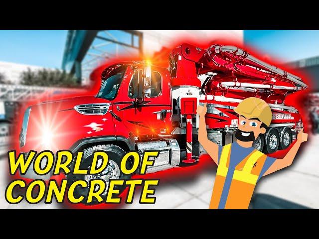 Concrete Pump Trucks At World Of Concrete 2023!