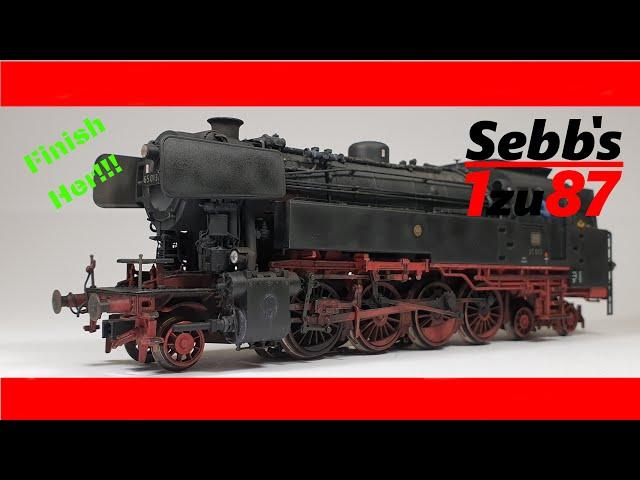 Letzte Details, Kohle und die finale Montage der Märklin BR 65 [ Dampflok - weathering Teil 5 ]