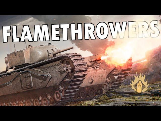 Mechanics of Flamethrowers in World of Tanks Console