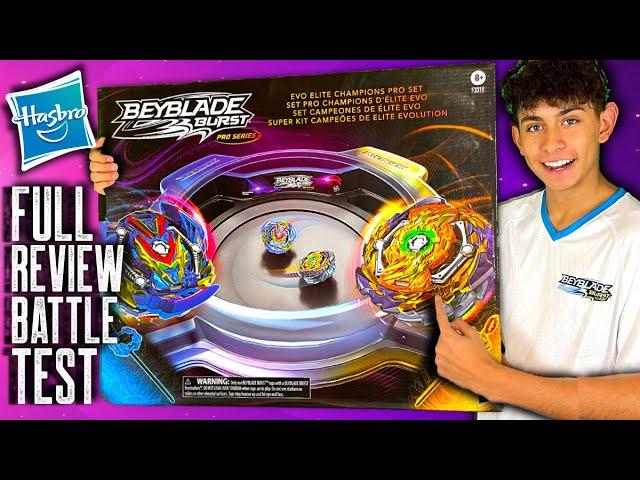 Beyblade Burst Pro Series Evo Elite Champions Pro Set REVIEW!