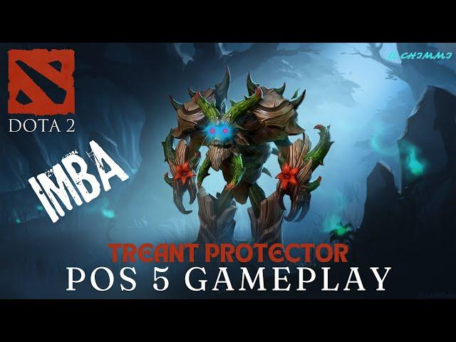 No Flex TREANT PROTECTOR SUPPORT POS 5 | DOTA 2 | 7.36C Gameplay #dota2 #dota2gameplay