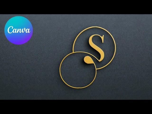 Create an Elegant S Logo with Canva & Photopea